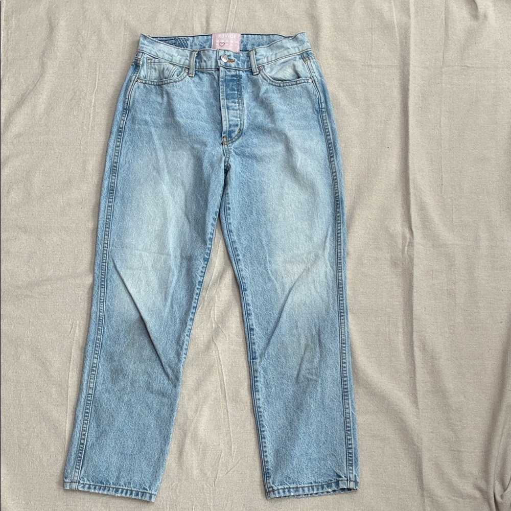 REVICE Light Blue Straight Leg Women Jeans